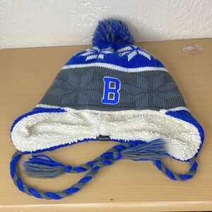 Blue and Gray  Winter Hat